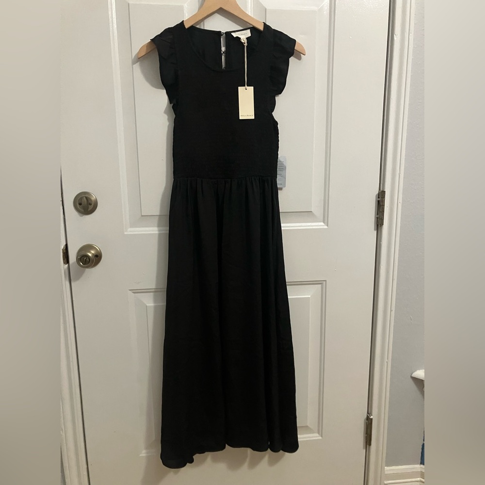 Melloday -smocked sleeveless dress